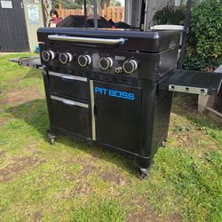 5 burner 36" pitboss griddle