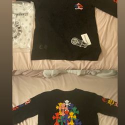 Long sleeve chrome heart shirt