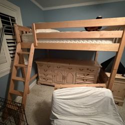 Loft Bed- Full- Solid Wood