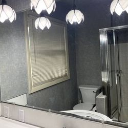 Large Beveled Wall Mirror - Above Bath Vanity? 53" x 36"