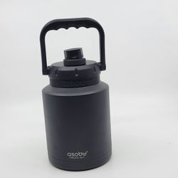 Asobu Insulated Mini Jug Sports thermos Bottle 33oz (1L)
Black . Used once.
Perfect shape, like new. See the photos.
weight 1lb 6oz plus shipping mate