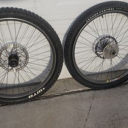 Downhill Mountain Bike Rims And Tires 26"
