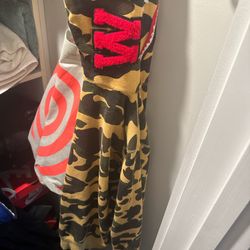 bape hoodie yellow