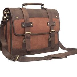 Leaderachi Messenger  Bag  (LEATHER)