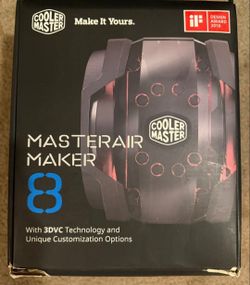 Cooler Master MasterAir Maker 8 CPU Heatsink Fan 120mm MAP-T8PN-218PC-R1