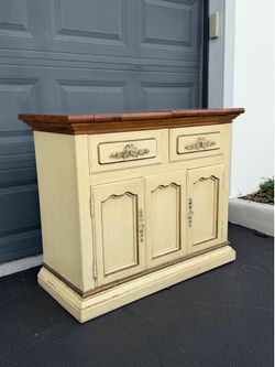 French Provincial Flip Top Style Buffet Server