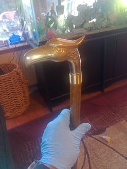 Badass Vintage Three-piece American Eagle Walking Cane