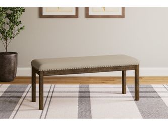 Moriville Beige Dining Bench