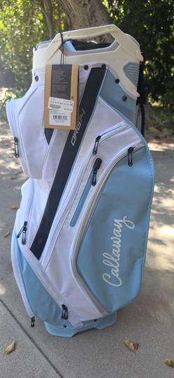 Callaway Org 14 Cart Golf Bag 2026 - White/Ice Blue