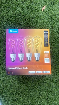 Govee ST19 Edison Smart Bulbs 4-Pack