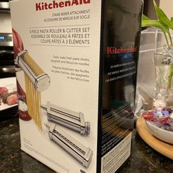 KitchenAid 3 Piece Pasta Roller And Cutter Attachment Set for Sale