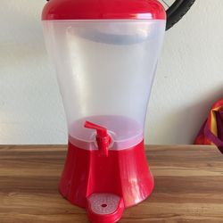 Clear And Red Nice Water jar 