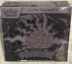 2026  POKEMON PITCH BLACK ETB MINT & SEALED