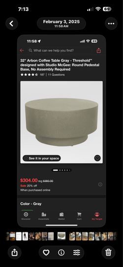 Coffee table