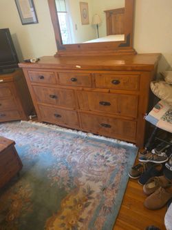 Dresser with mirror $125