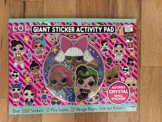 LOL Giant sticker activity pad NEW