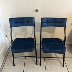 Set of 2 Modern Dining Chairs – Soft Cushioned Seats