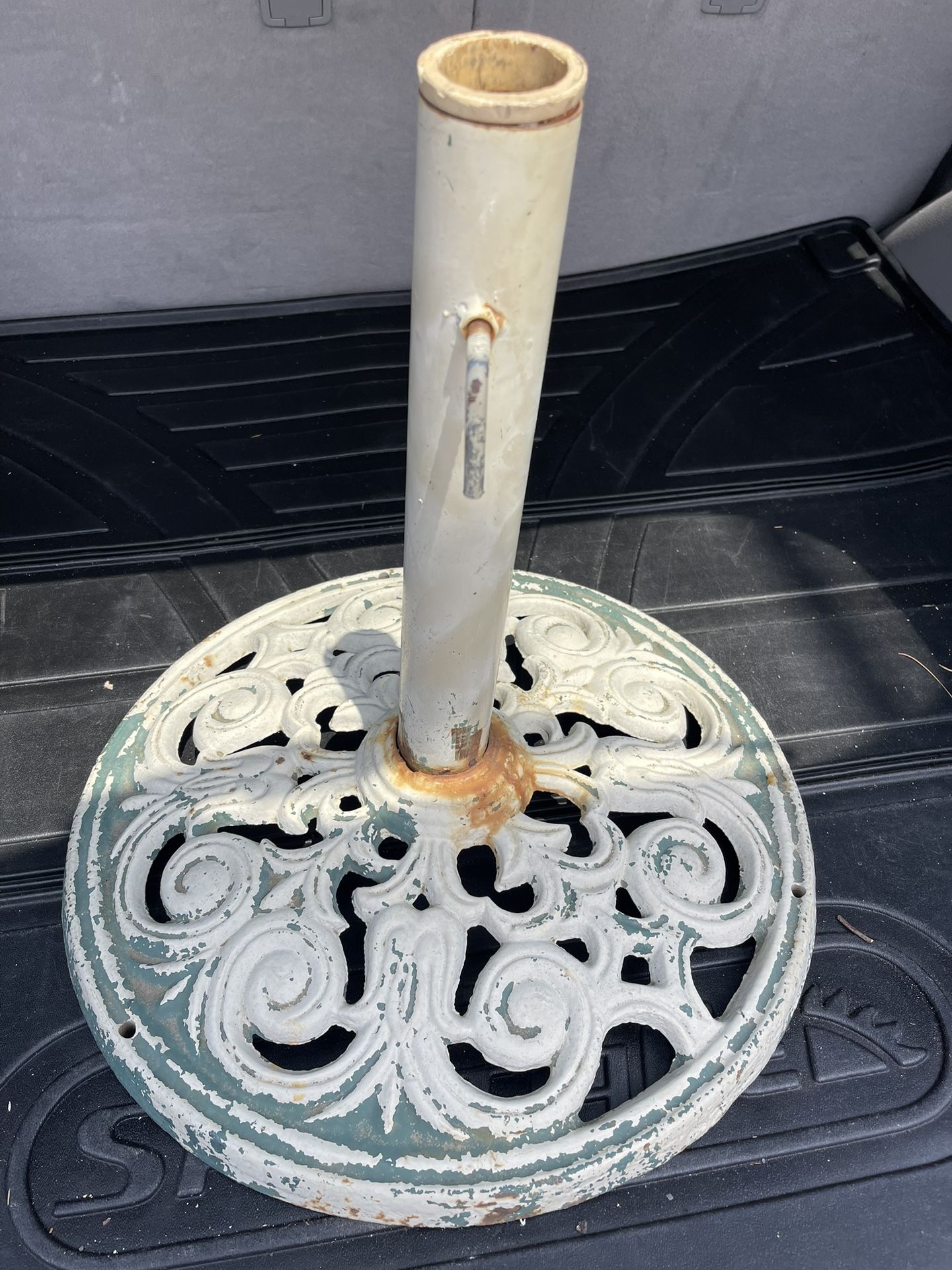 Patio Umbrella Stand Cast Iron