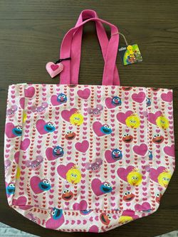 Sesame Street Canvas Tote Bag