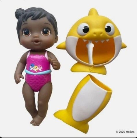 New Rare In Box Hasbro Baby Alive Shark Doll