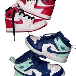 2 Pairs Of Size 9C Jordan 1 