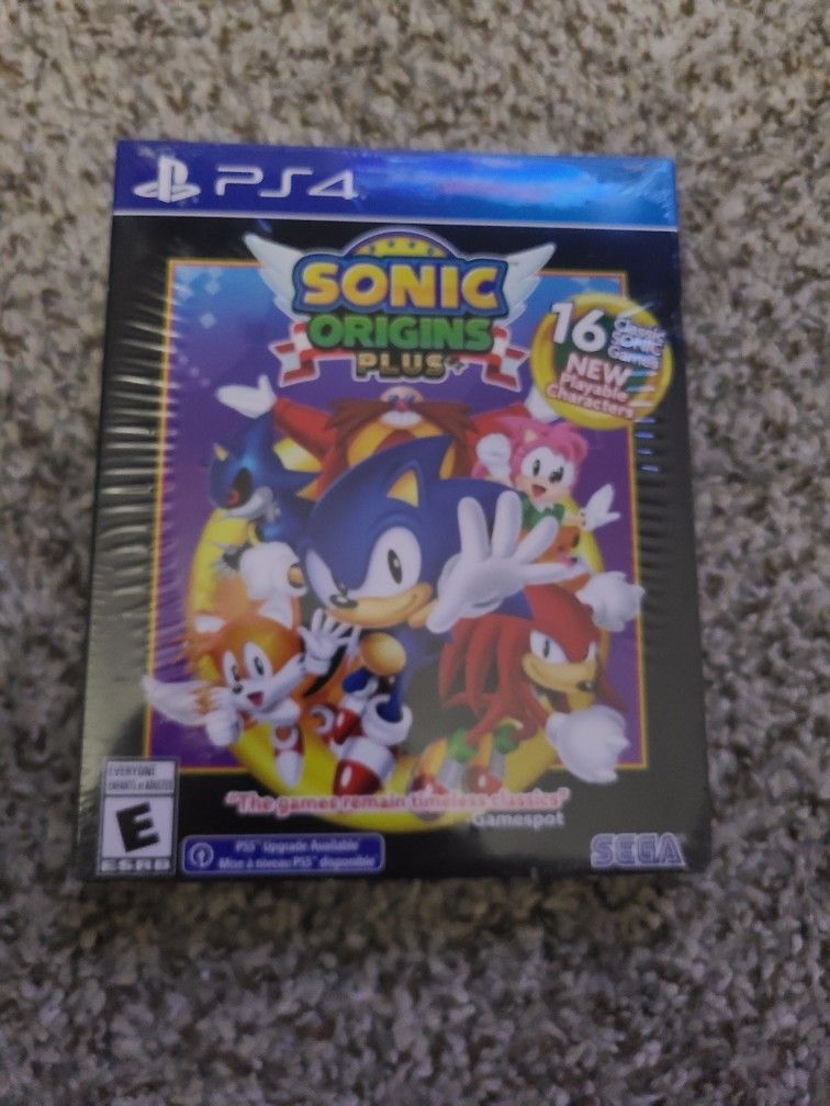 Ps4 Sonic Origins Plus New Sealed 