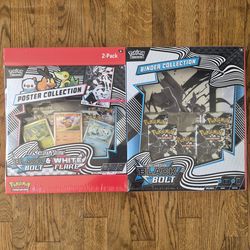 Pokemon Black Bolt Poster and Binder Collection