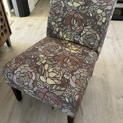 Vintage Floral Chair