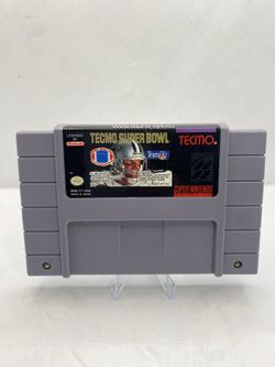 Tecmo Super Bowl SNES Super Nintendo SNES Game NFL Football Tested Working