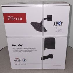 Pfister Bruxie Shower Head & Faucet Set 8P8-WS2-BIESSDB