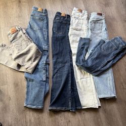 Jeans (Lot Of 6) - American Eagle, Hollister & Levi’s