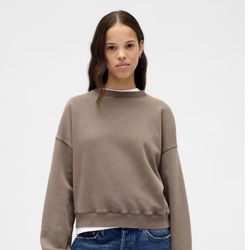 2 VintageSoft Wedge Crewneck Sweatshirt ( TAN & BLACK)