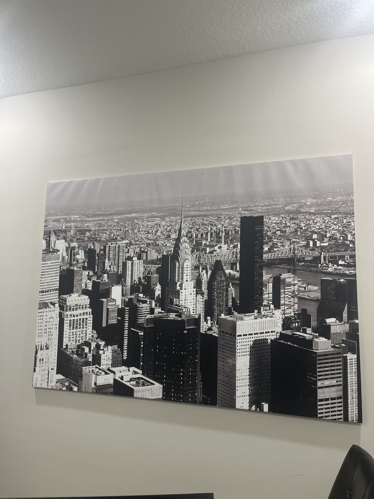 Large canvas of New York City skyline