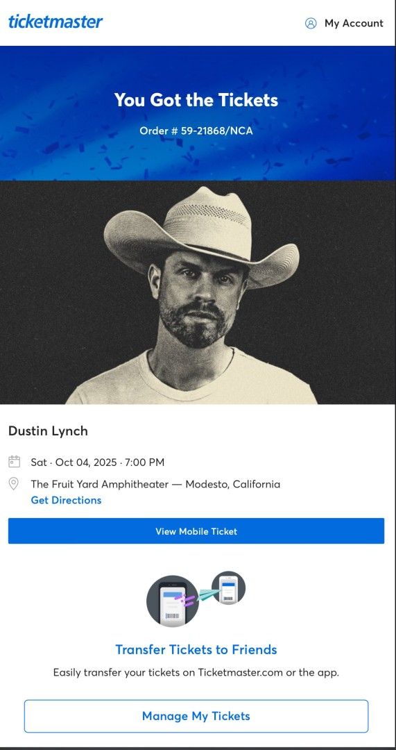 Dustin Lynch Tickets