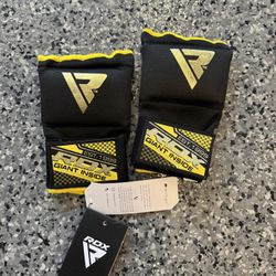 RDX MMA Boxing Inner Gloves, Black, Small