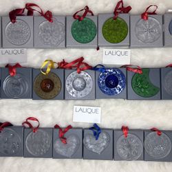 AWESOME COLLECTION!! - Lalique And DAUM Christmas Ornaments - 22 Pieces Collection 