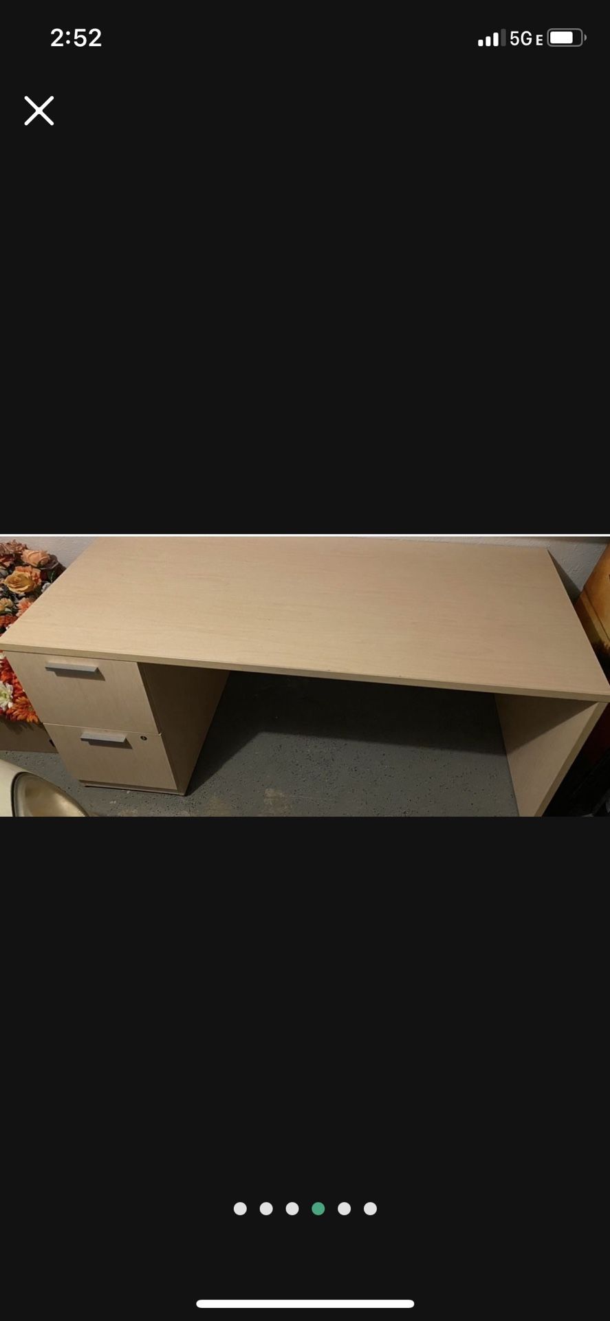 Desk 66”x30”x29” tall