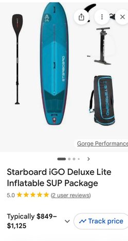 Starboard paddle board bundle