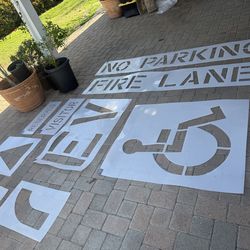 Parking Lot Stencil