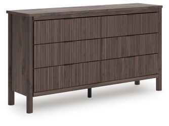 Pamytta Brown Six Drawer Dresser