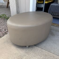 Leather Ottoman