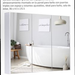 triple bathroom mirror 