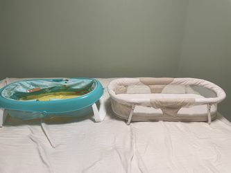 Portable Bassinet And Baby Bathtub
