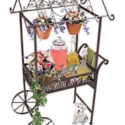 Beautiful Design Toscano Jardin a la Francaise Flower Pushcart
