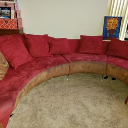 Contemporary Couch /Sofa (Microfiber)