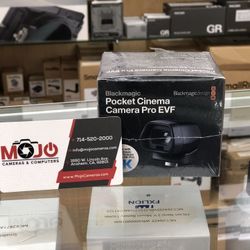 Blackmagic Pocket Camera 6k/6k EVF 