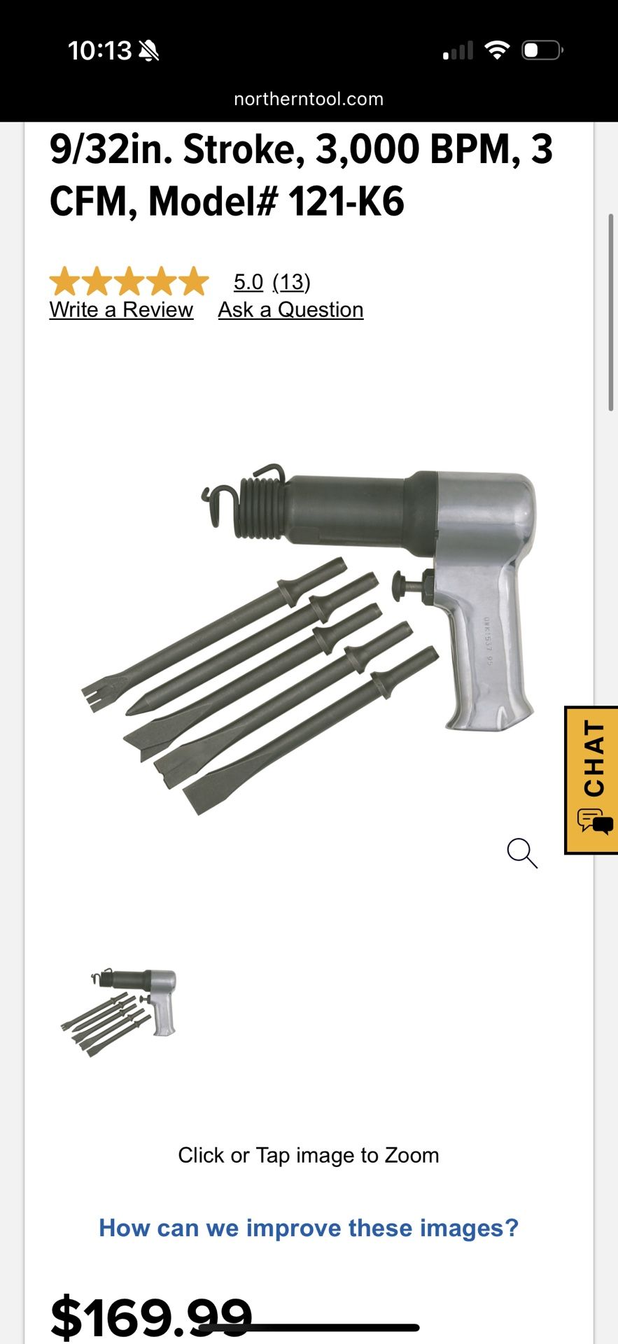 Air Chisel (ONLY 1 CHISEL) 