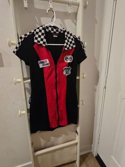 Racing car driver costume dress