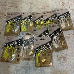 Vintage Stanley Jigs Vibra-Shaft Spinnerbaits – New Old Stock – Fishing Lure Lot