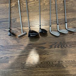 TaylorMade Rory Mcllroy's Junior  LH Set_ Blue   8pcs (1bag+7clubs) age +8